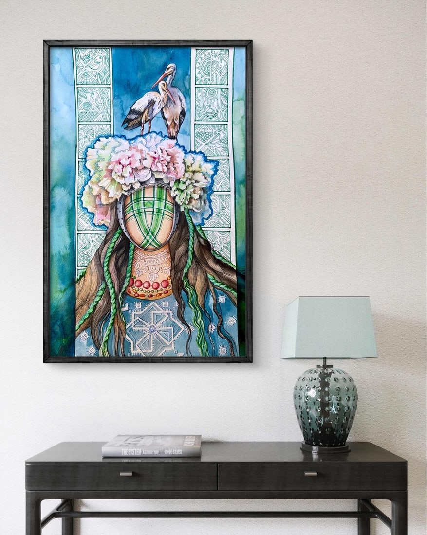 Watercolor painting Guardian of the Renaissance Olga Ponomaryva - 2