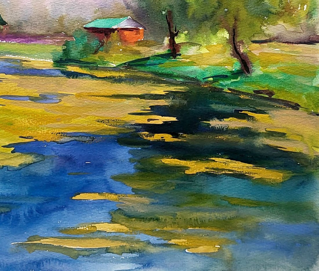 Watercolor painting It took a long time Serdyuk Boris Petrovich - 5