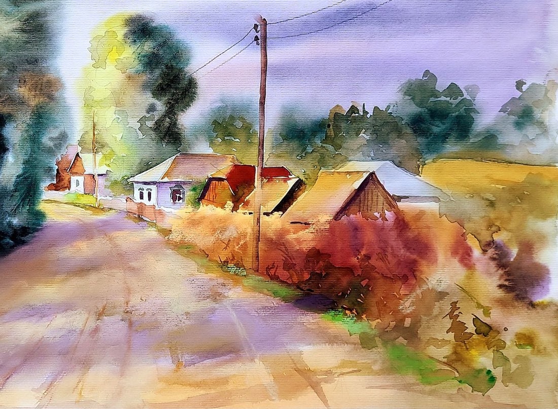Watercolor painting Morning Serdyuk Boris Petrovich - 5