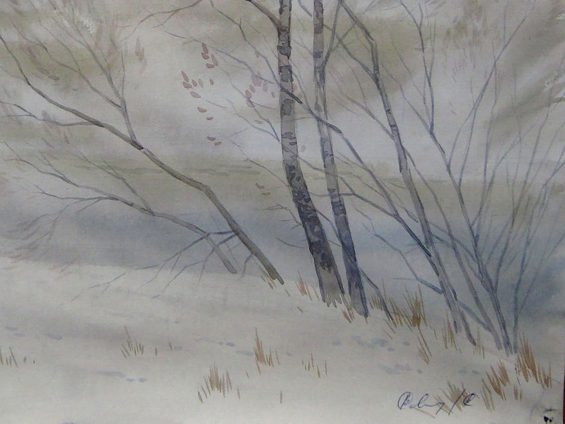 Watercolor painting Swept over Kalebets Valery - 5