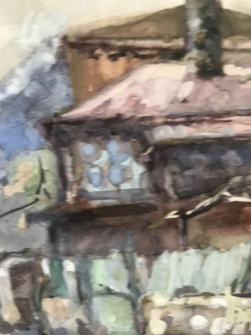 Watercolor painting Urban landscape Maksyuta O. - 8