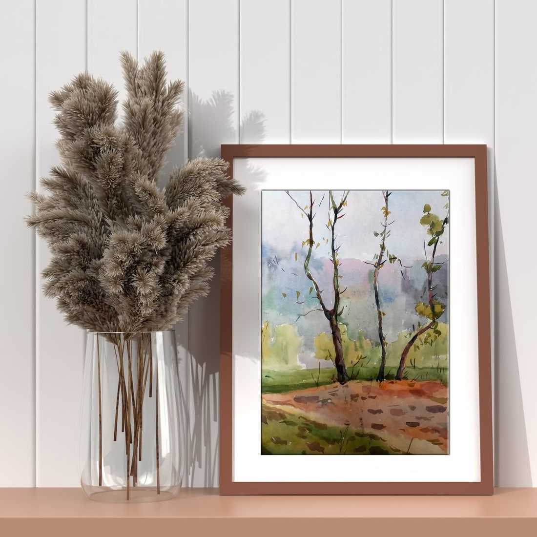 Watercolor painting In the forest Litvinov Oleg Arkad'yevich - 2