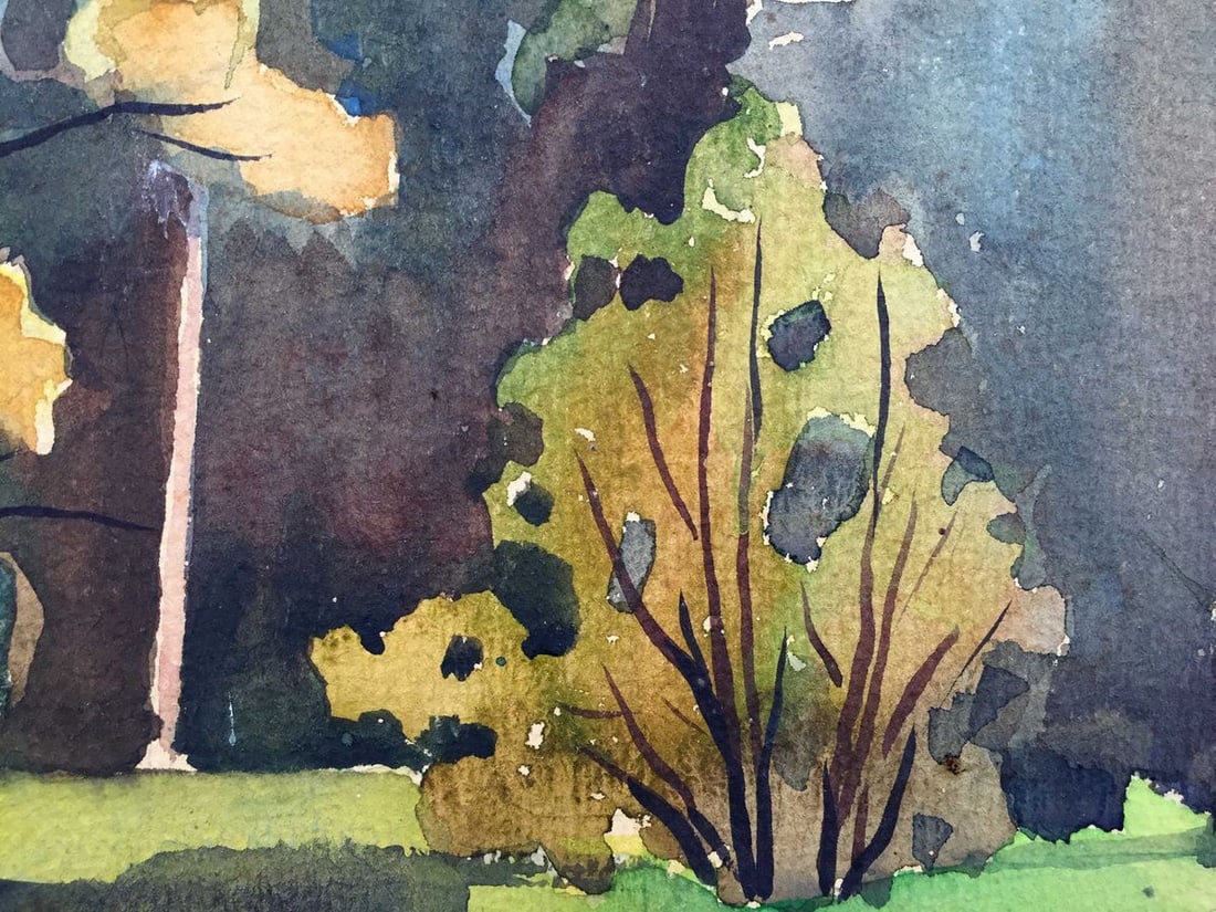 Watercolor painting Trostyanets Zosenko Valery Kuprianovich - 4