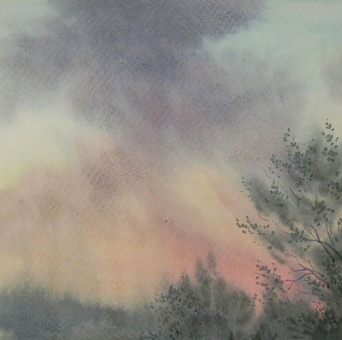 Watercolor painting Before the rain Valery Savenets - 4