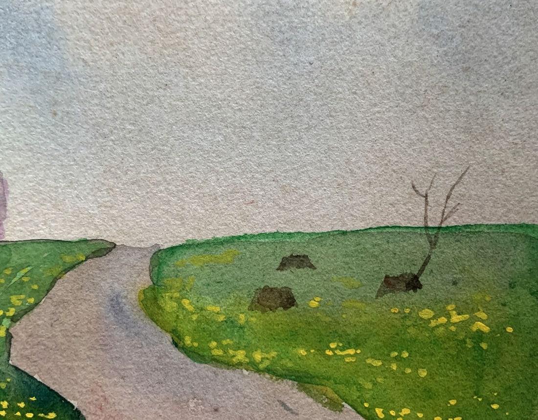 Watercolor painting Memory of the Garden Ivan Tsyupka - 5