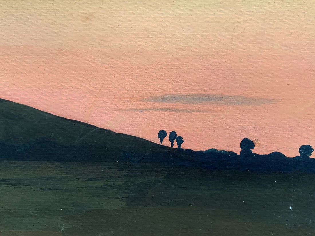 Watercolor painting Warm evening and sunset Ivan Tsyupka - 3