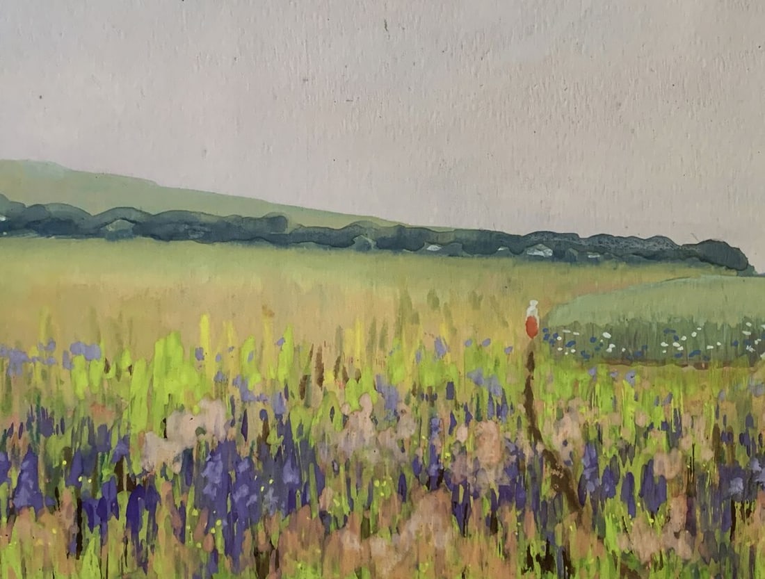 Watercolor painting Sunny day in the field Ivan Tsyupka - 7