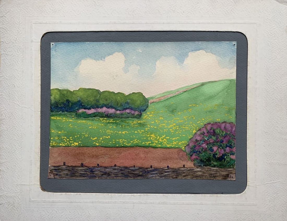 Pastel painting Blooming garden Ivan Tsyupka - 2