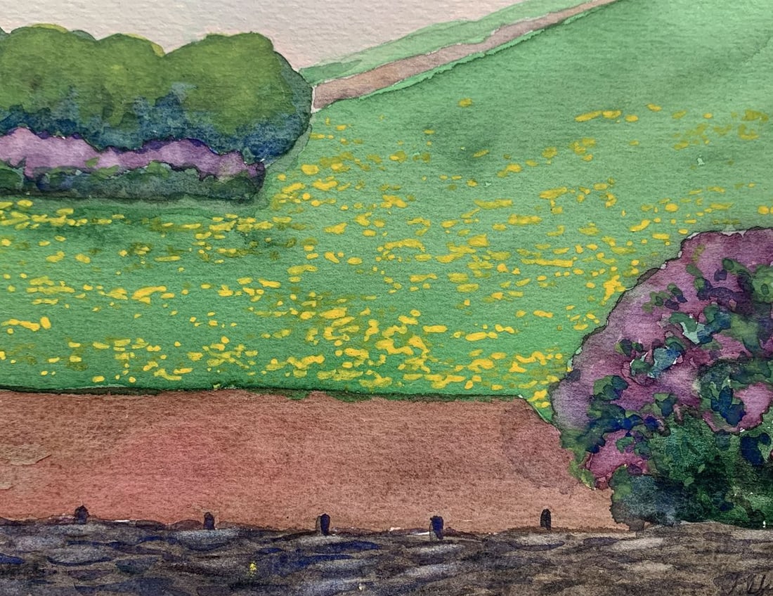 Pastel painting Blooming garden Ivan Tsyupka - 4
