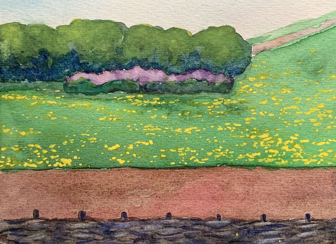 Pastel painting Blooming garden Ivan Tsyupka - 5