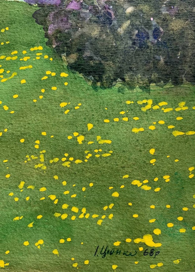 Pastel painting Rain is coming to the field Ivan Tsyupka - 3