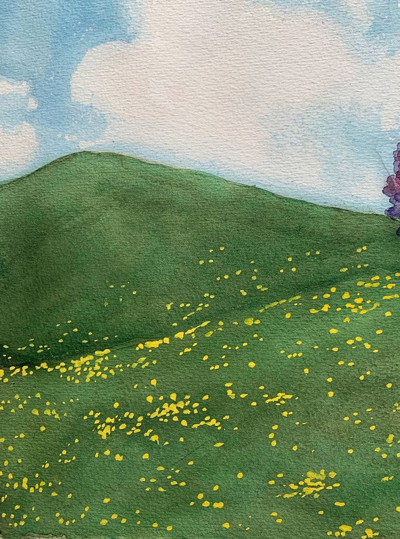 Pastel painting Rain is coming to the field Ivan Tsyupka - 7