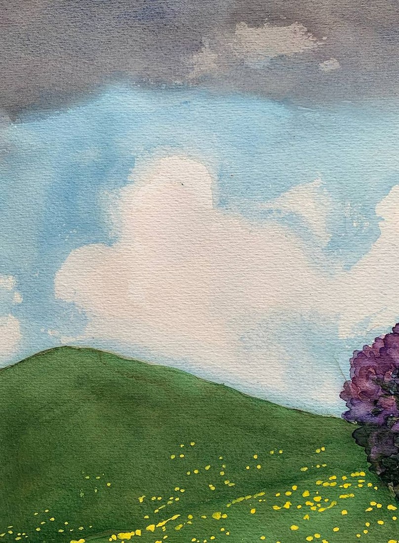 Pastel painting Rain is coming to the field Ivan Tsyupka - 8