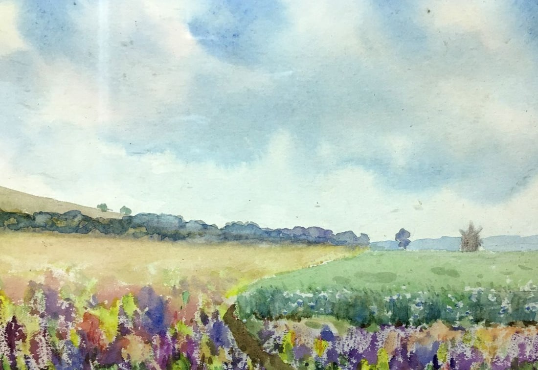Watercolor painting Fields Tsyupka Ivan Kirillovich - 3