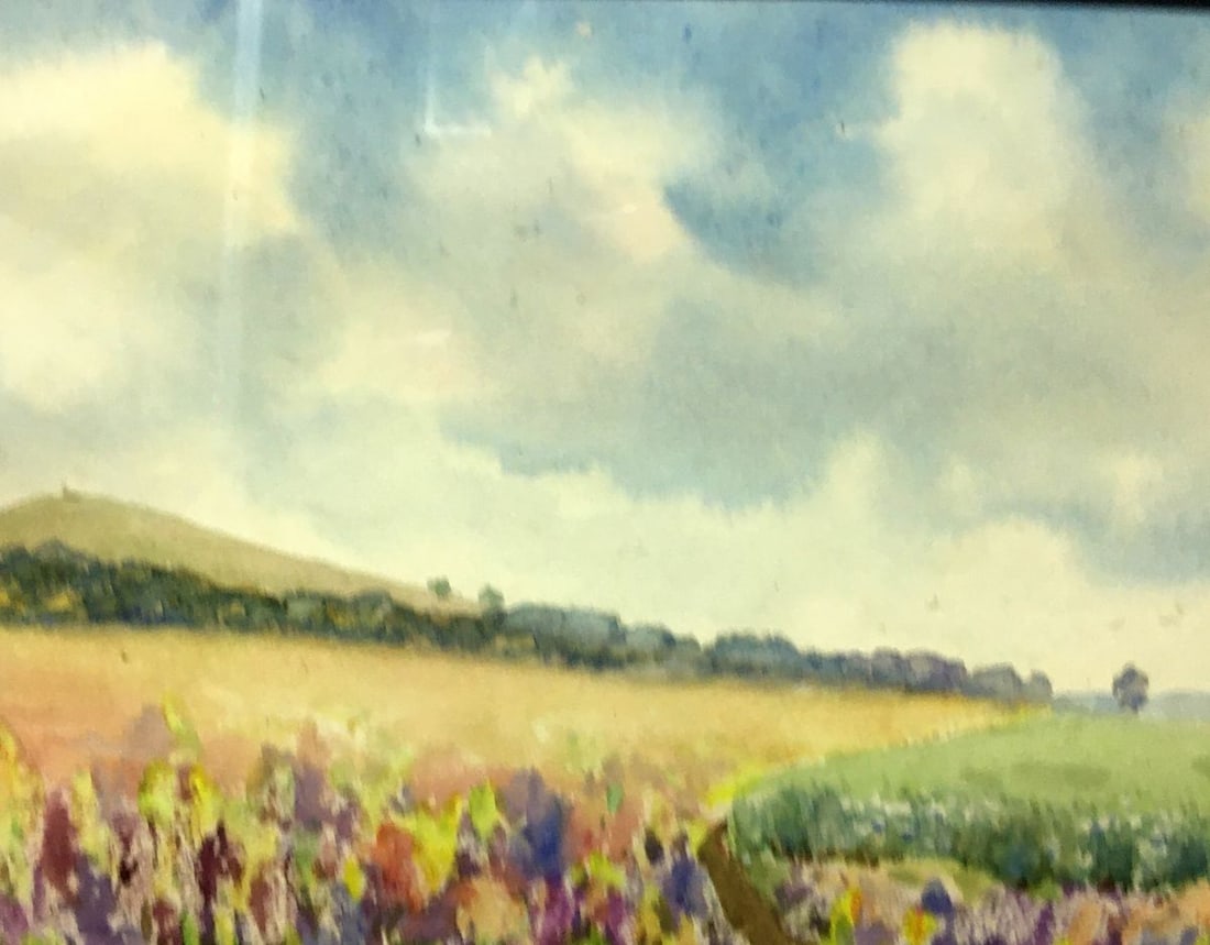 Watercolor painting Fields Tsyupka Ivan Kirillovich - 6