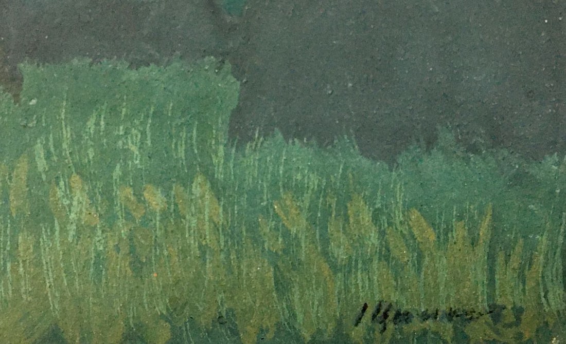 Watercolor painting Night landscape Tsyupka Ivan Kirillovich - 2