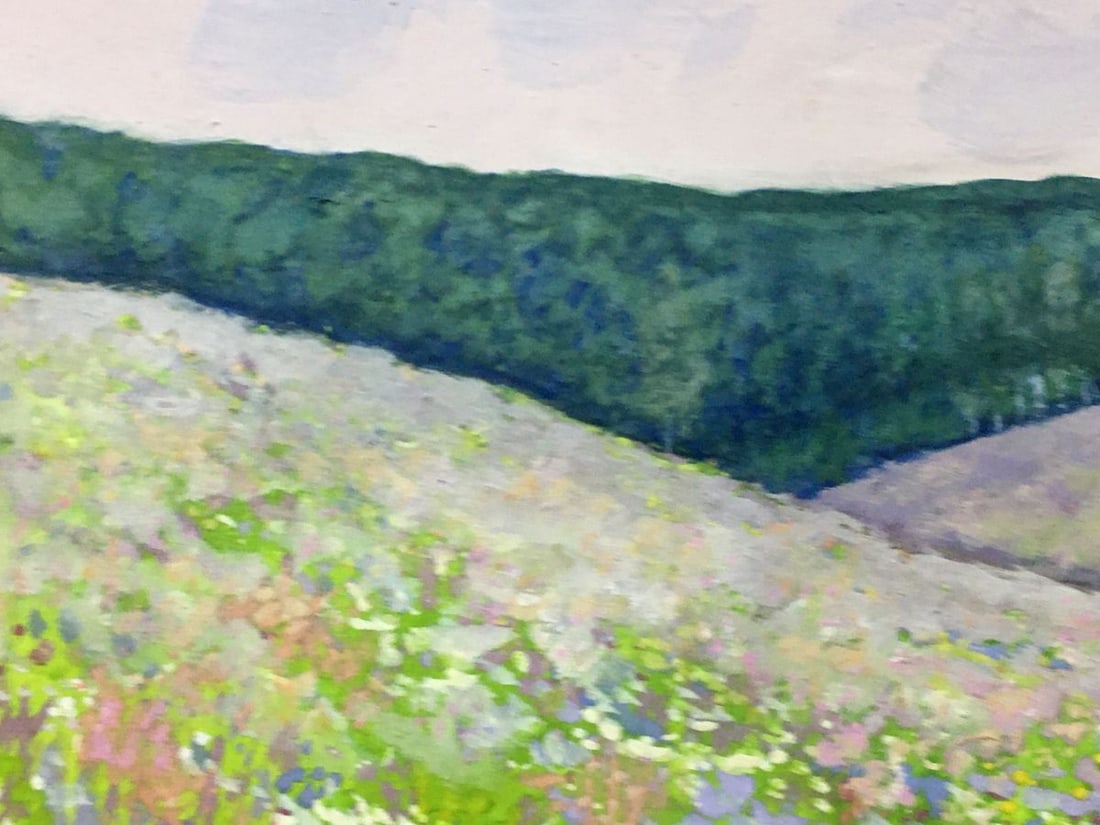 Watercolor painting Flower field Ivan Kirillovich Tsyupka - 5