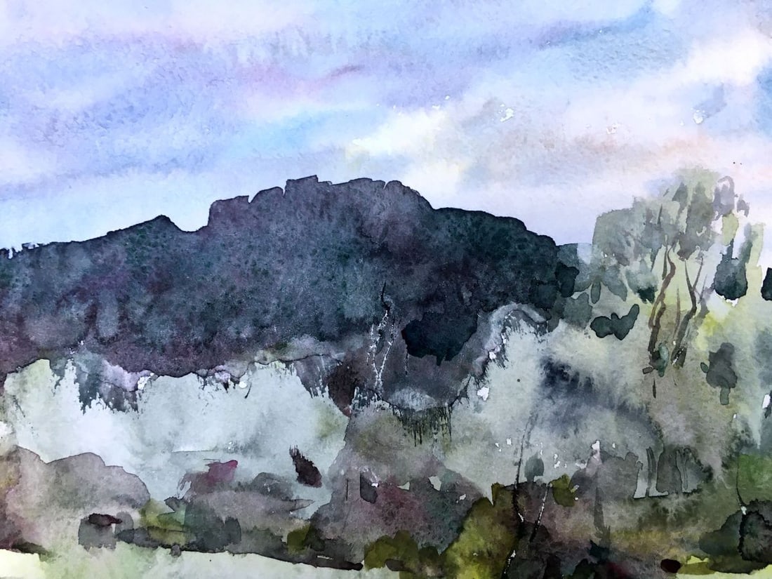 Watercolor painting Spring Viktor Mikhailichenko - 2