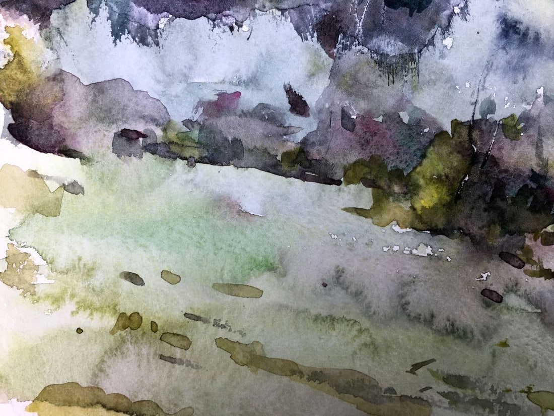 Watercolor painting Spring Viktor Mikhailichenko - 3
