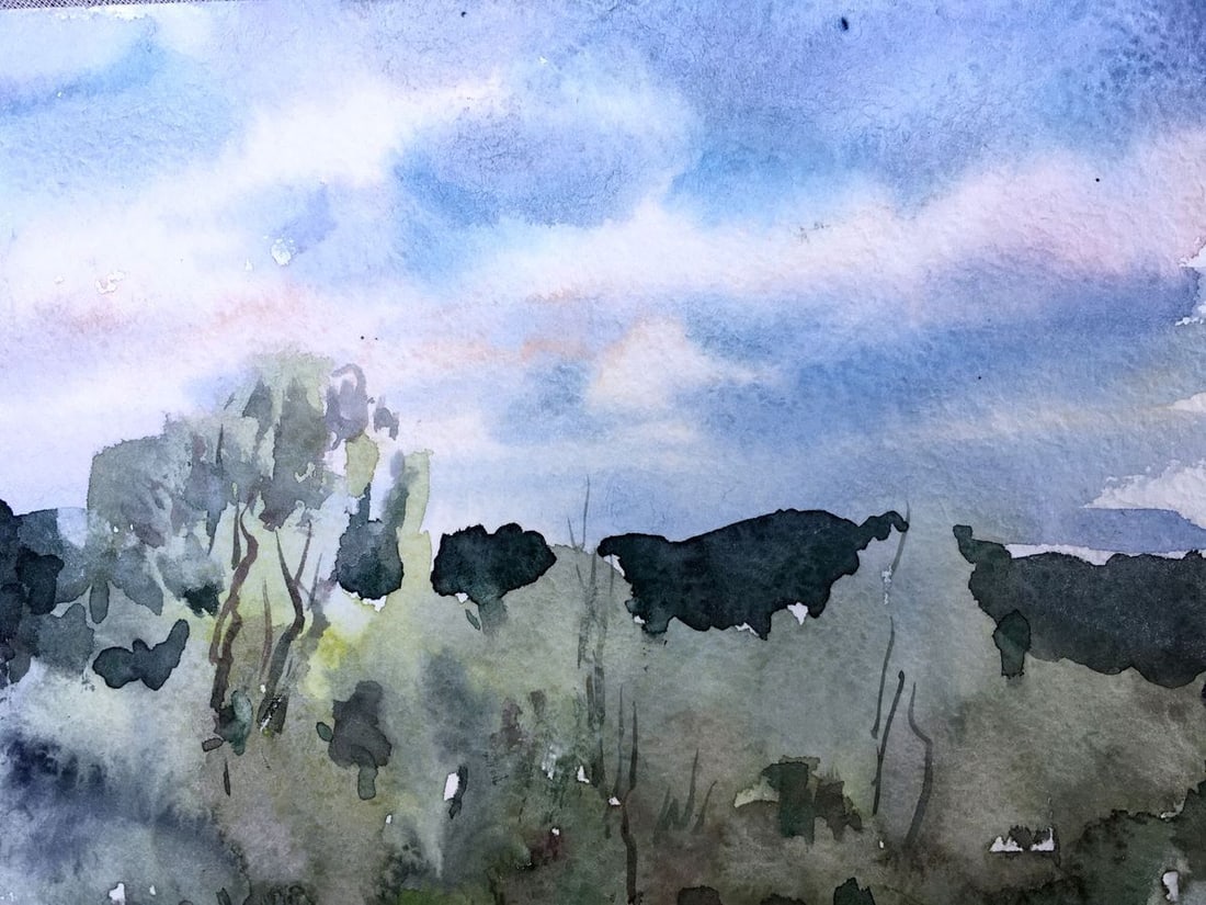 Watercolor painting Spring Viktor Mikhailichenko - 4