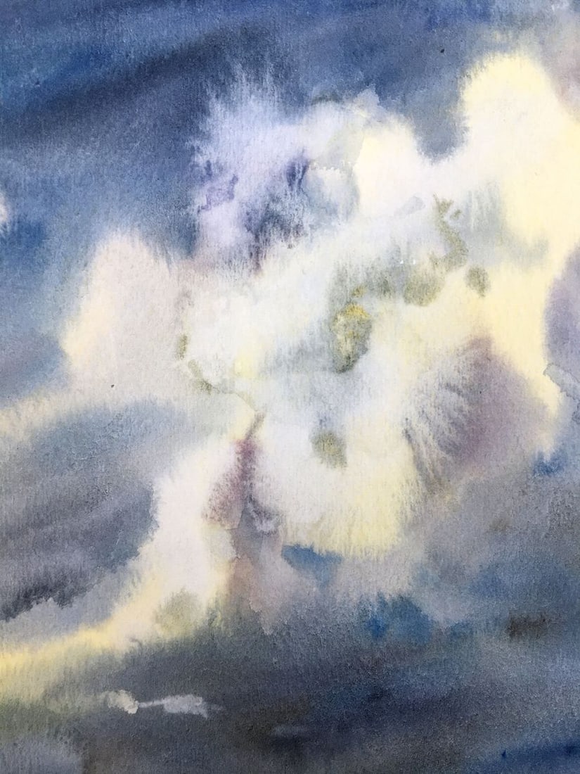 Watercolor painting After a thunderstorm Viktor Mikhailichenko - 2