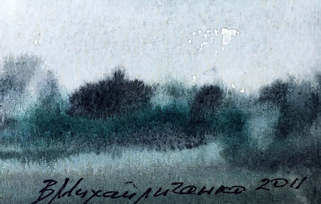 Watercolor painting After a thunderstorm Viktor Mikhailichenko - 6
