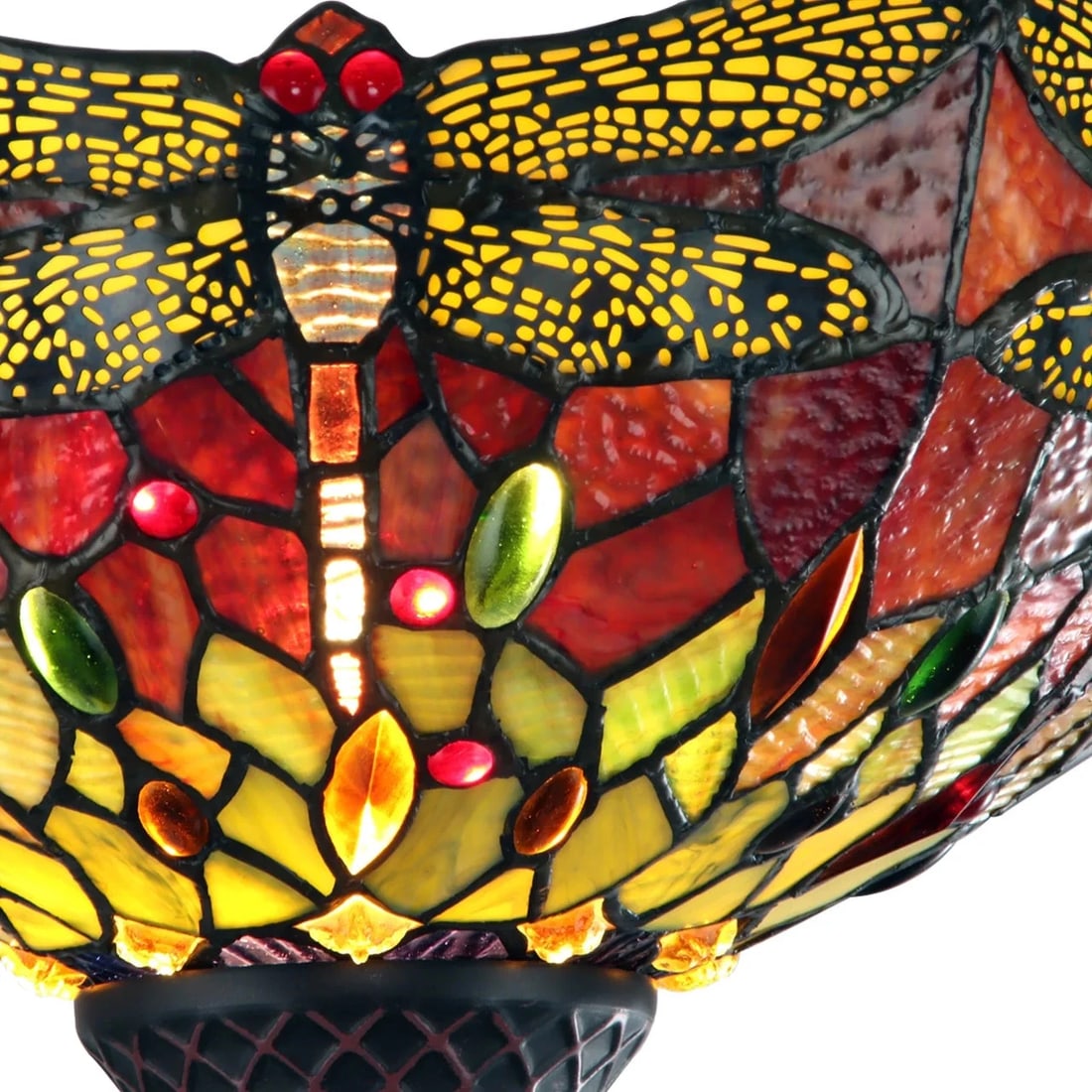 69.49" Stained Glass Floor Lamp - 3
