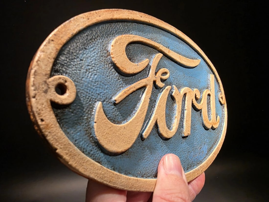 Cast Iron Ford Plaque Sign - 6