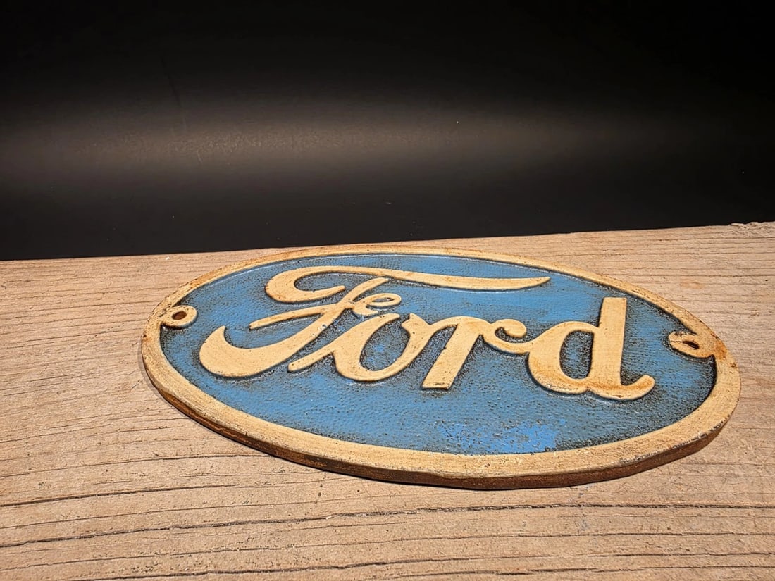 Cast Iron Ford Plaque Sign - 7