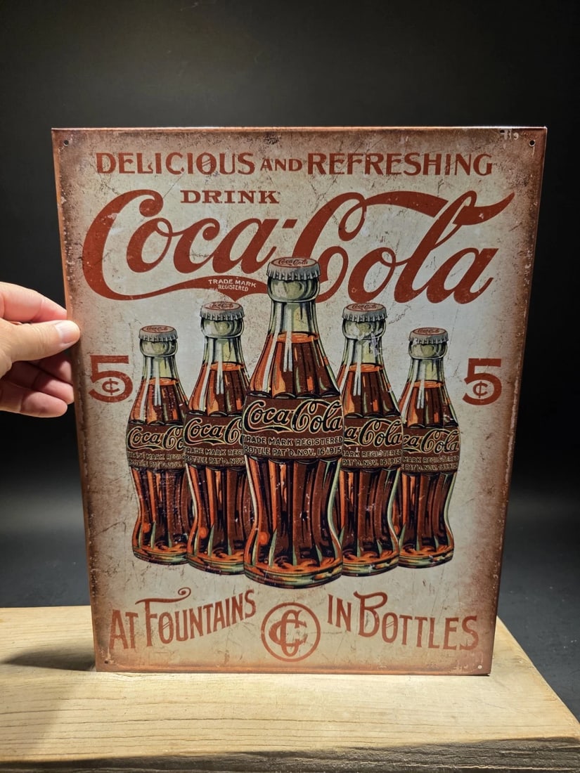 Coca Cola Bottles Sign - 4