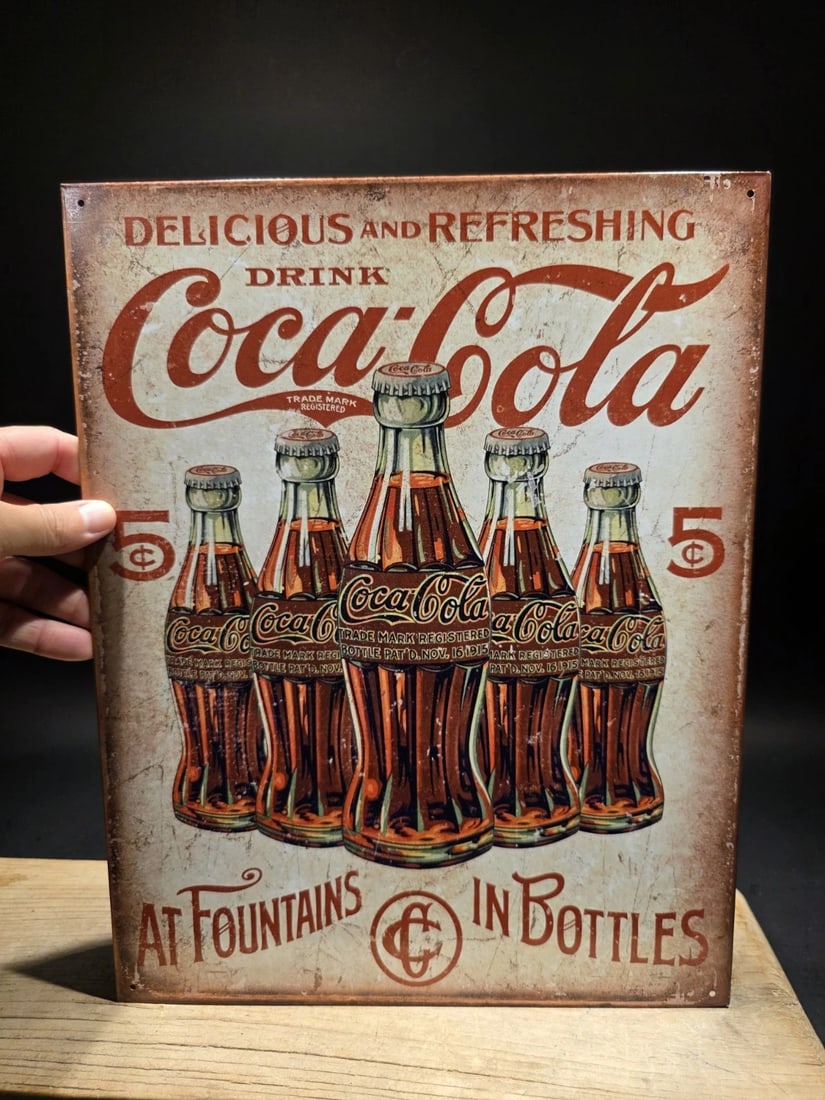 Coca Cola Bottles Sign - 7