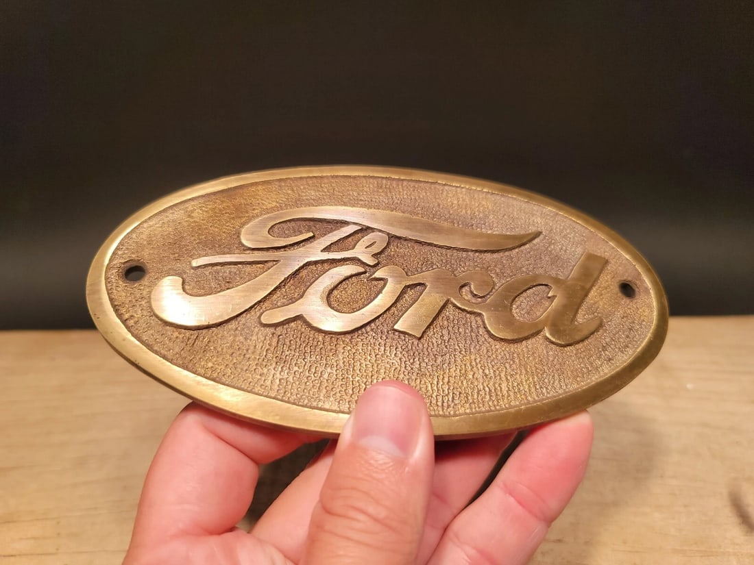 Brass Ford Plaque - 10