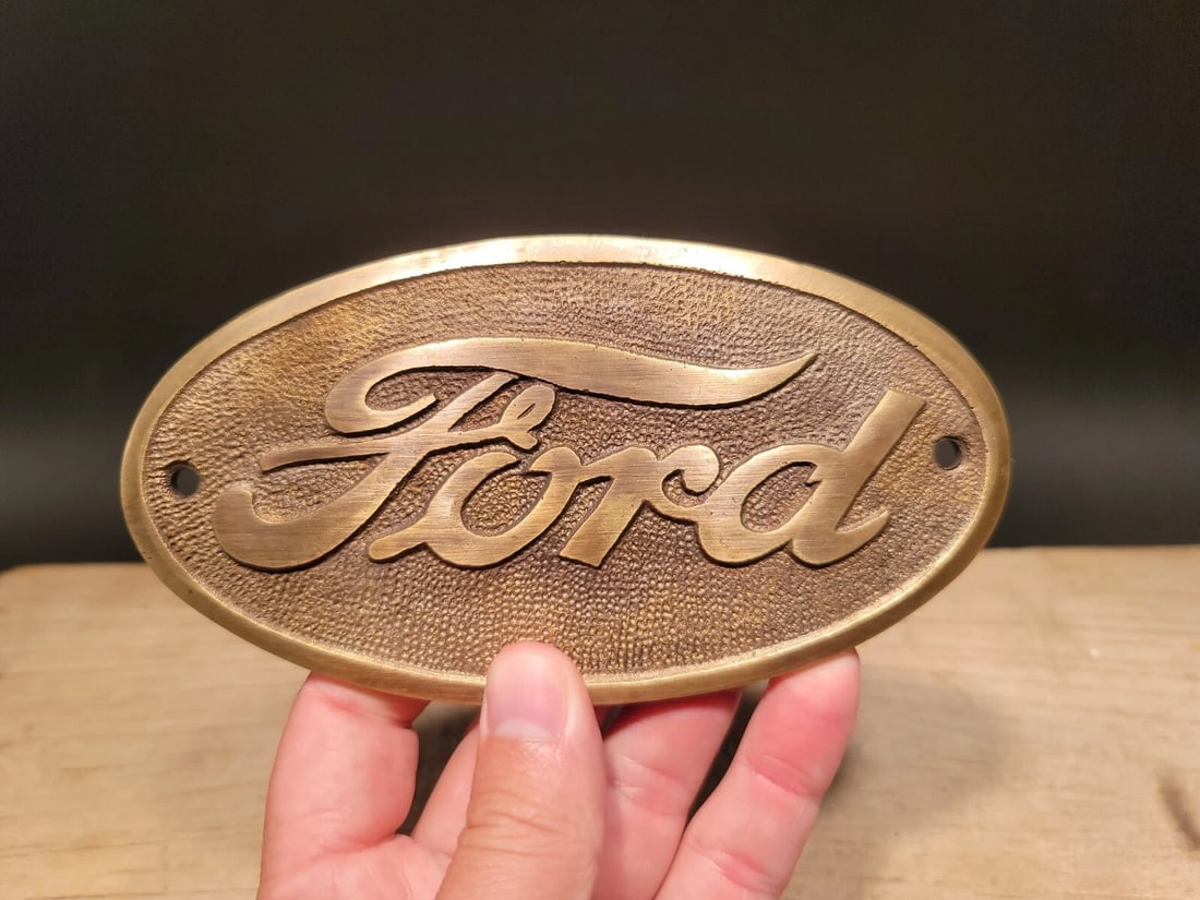 Brass Ford Plaque - 12