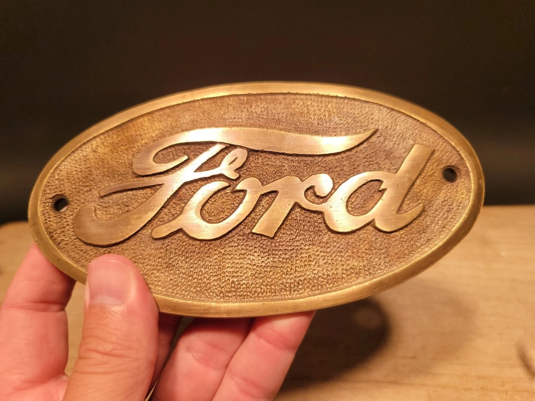 Brass Ford Plaque - 5