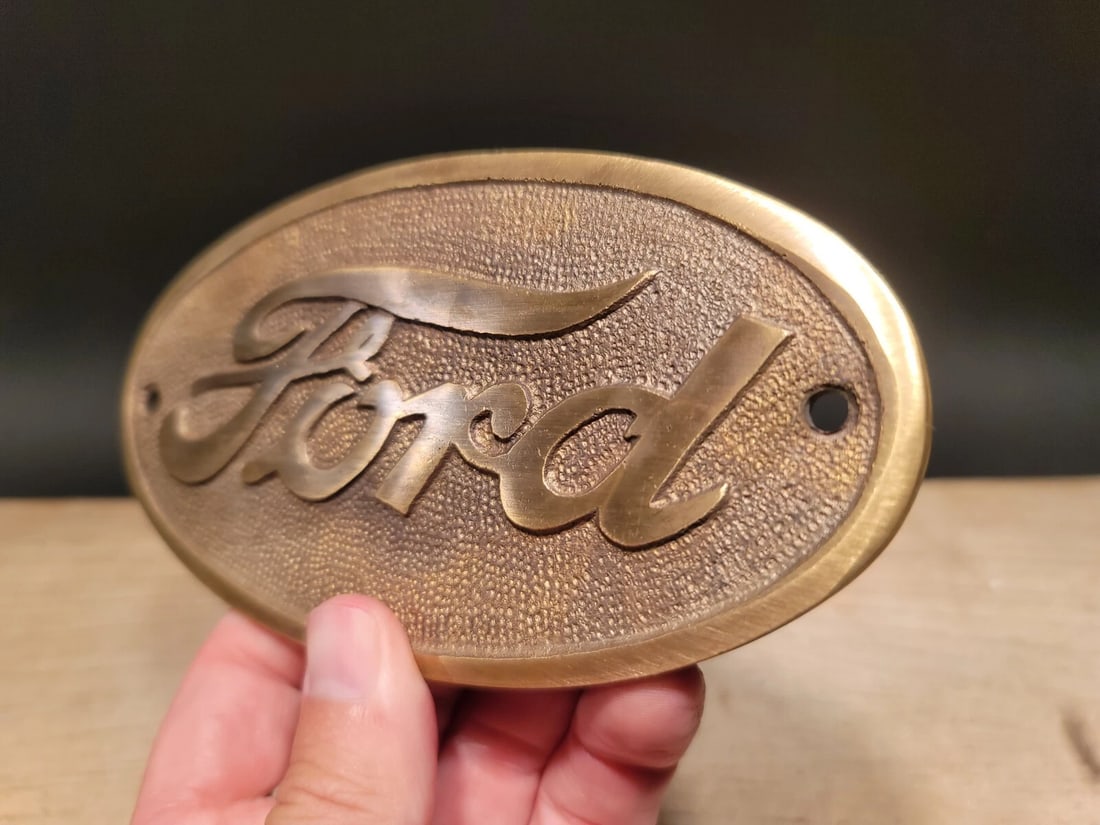 Brass Ford Plaque - 7