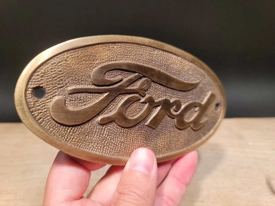 Brass Ford Plaque - 8