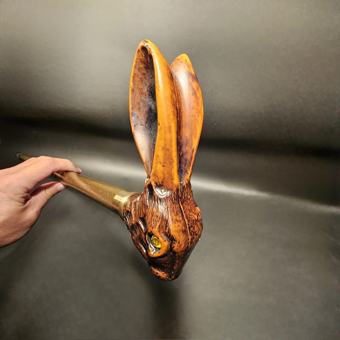 36" Jack Rabbit Walking Stick Cane - 12
