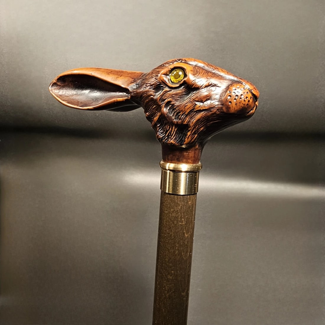 36" Jack Rabbit Walking Stick Cane - 7