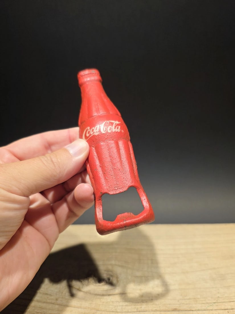 Cast Iron Coca Cola Bottle Opener - 8