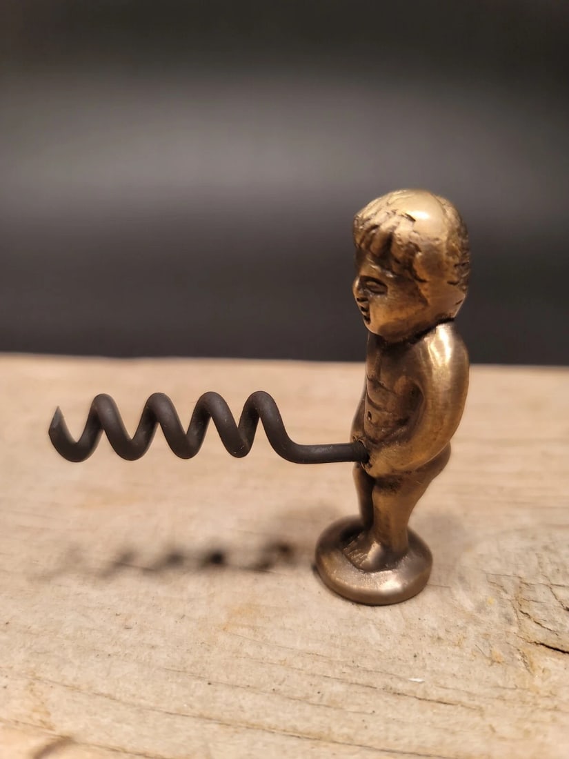 Boy Brass & Iron Corkscrew - 2