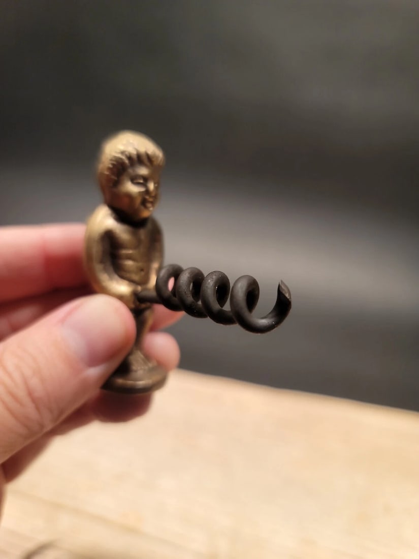 Boy Brass & Iron Corkscrew - 7