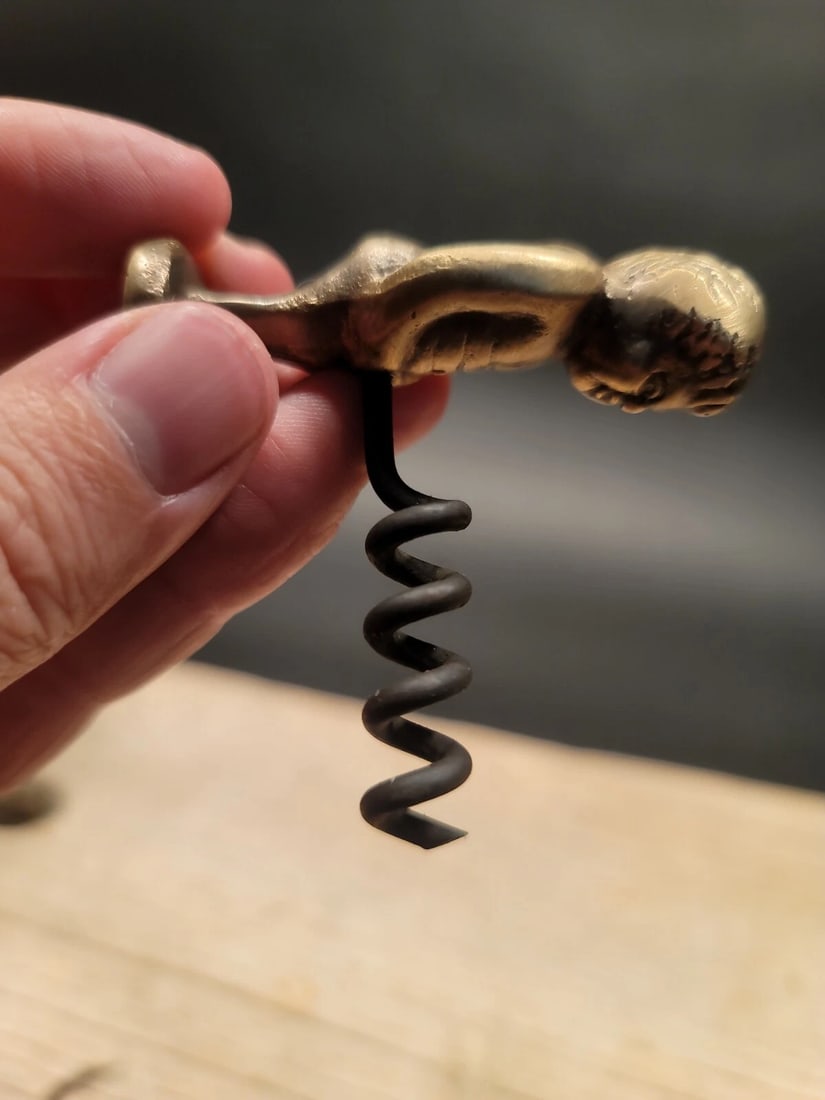 Boy Brass & Iron Corkscrew - 8
