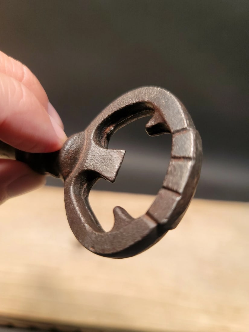 Cast Iron Large Skeleton Church Key - 8