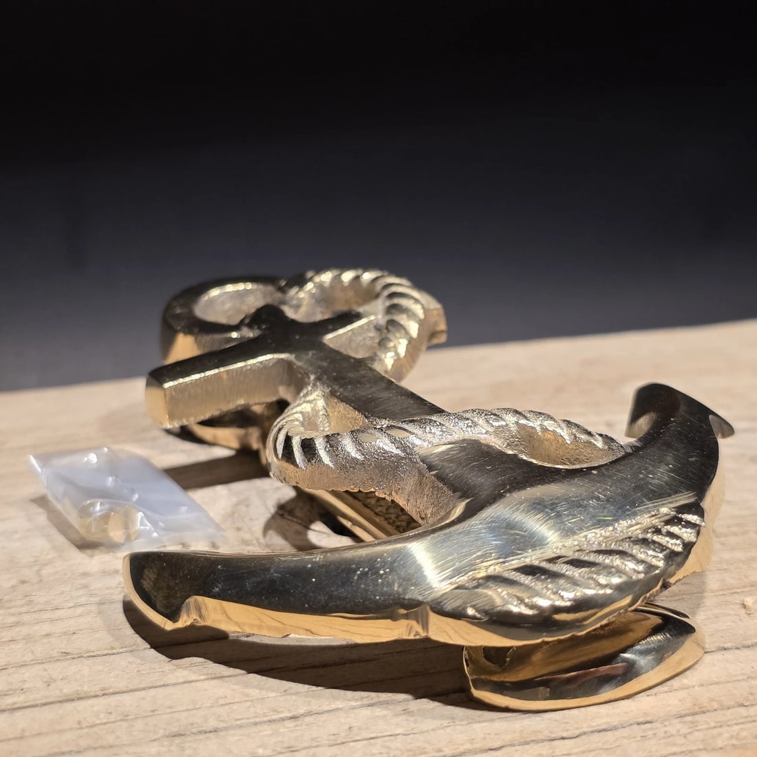 6" Brass Anchor Door Knocker - 9
