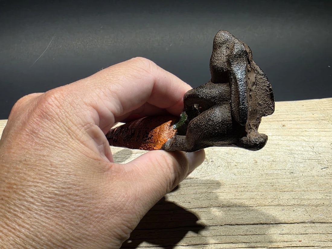 Cast Iron Door Stop Rabbit Hare Wedge - 6