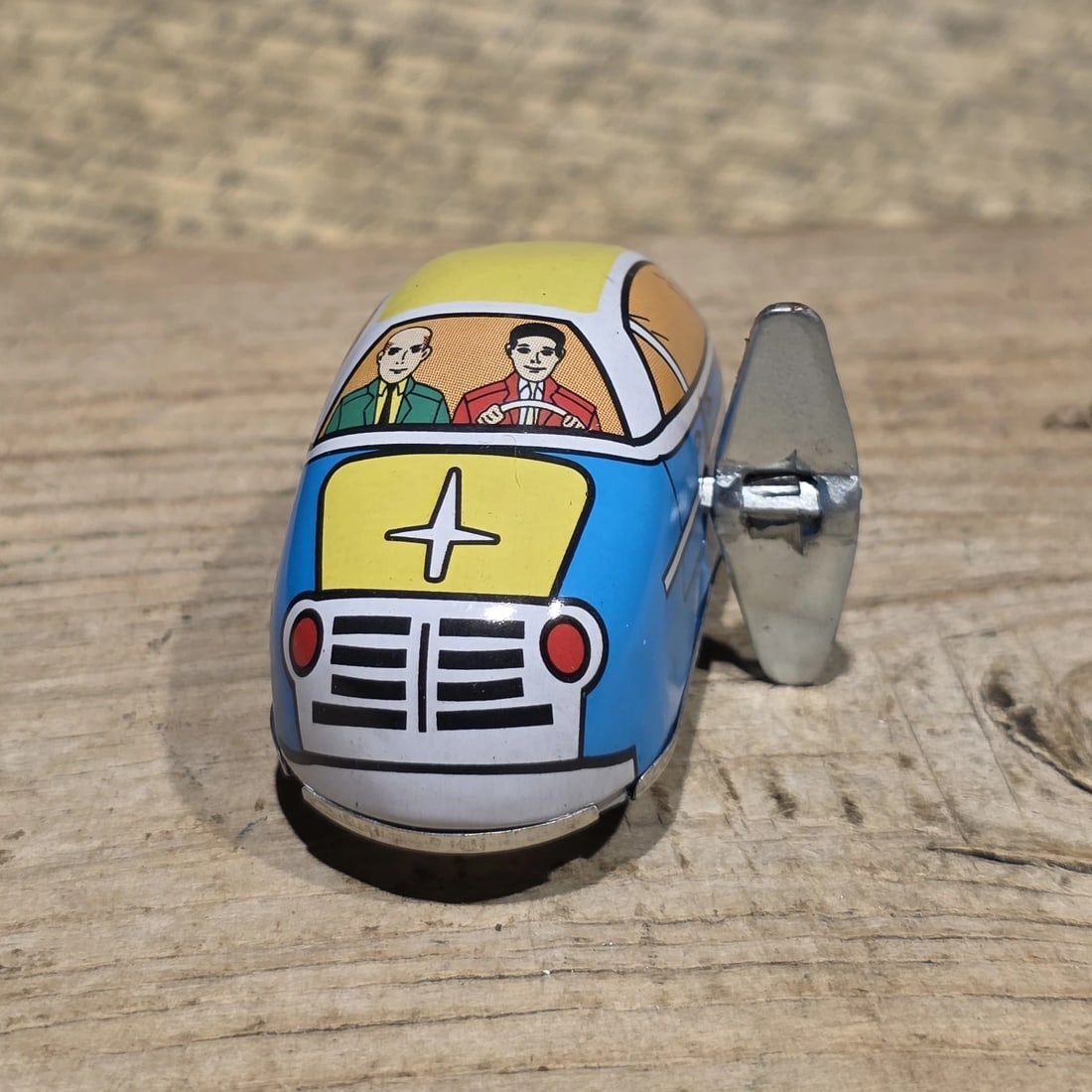 Tin Litho Ambulance Wind up Toy Car (1 of 6)