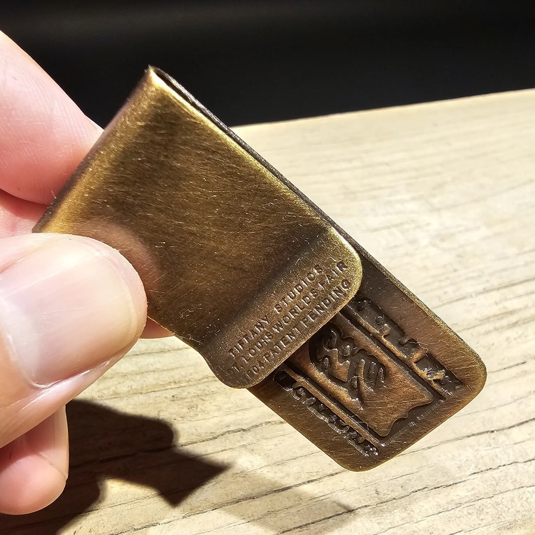 Brass Coca Cola Money Clip - 3