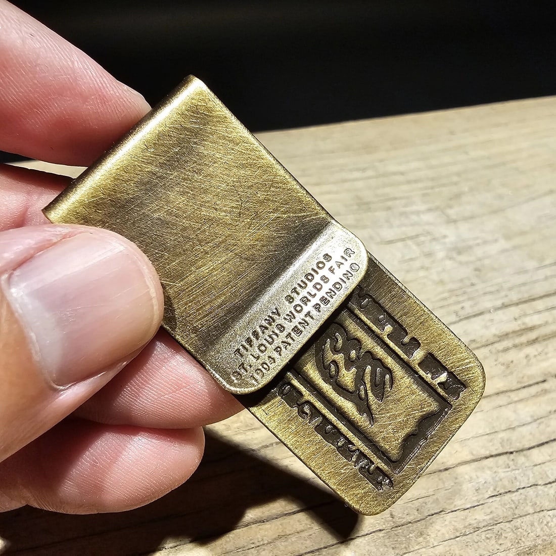 Brass Coca Cola Money Clip - 4