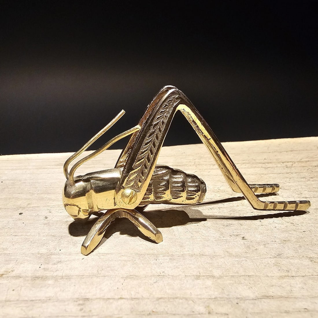 Good Luck Solid Brass Fireplace Hearth Cricket - 2