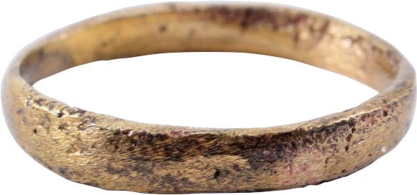 VIKING WOMAN'S WEDDING RING 10TH-11TH CENTURY AD, SIZE 1 (1 of 5)